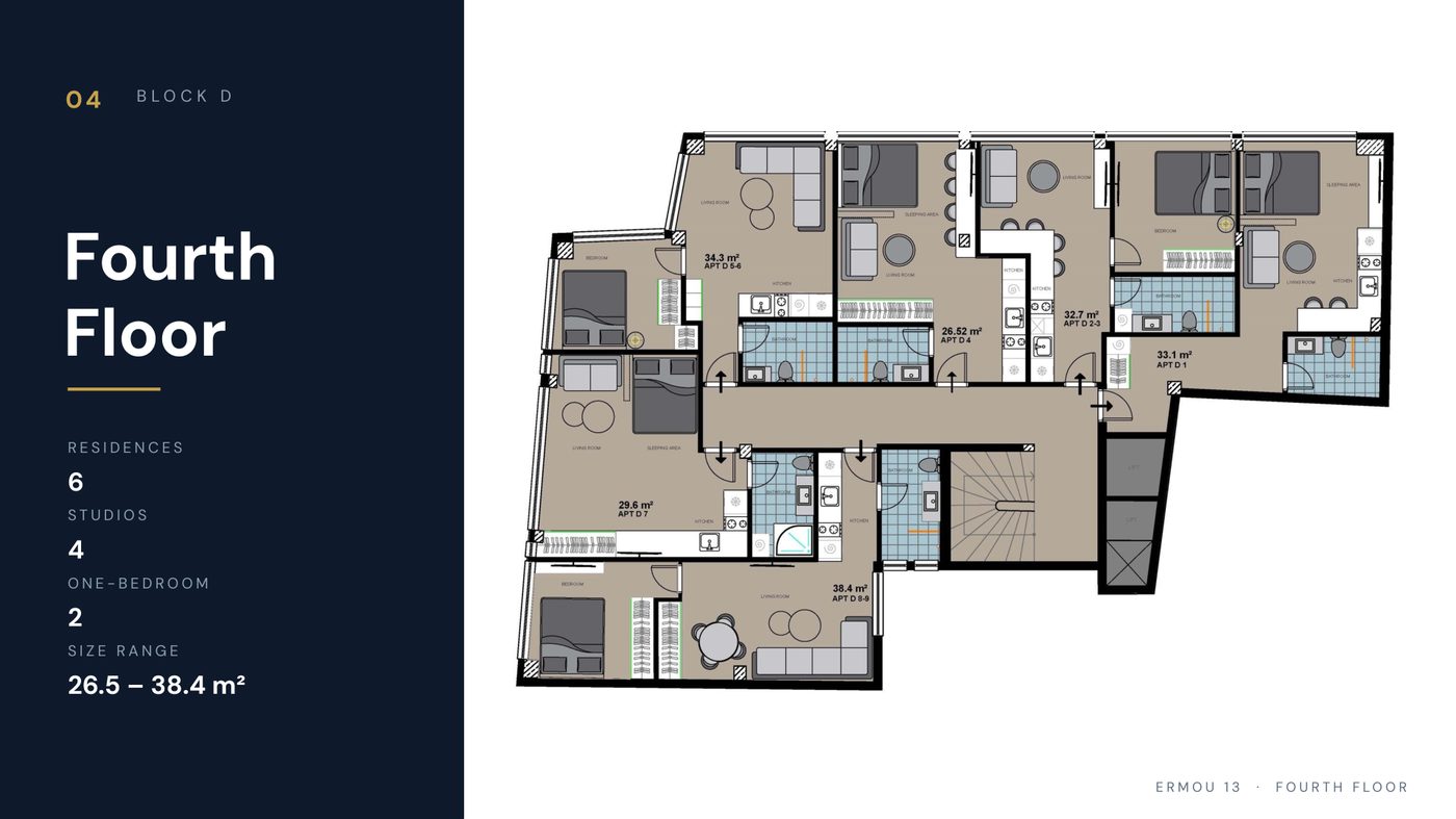Ermou 13 Fourth Floor plan