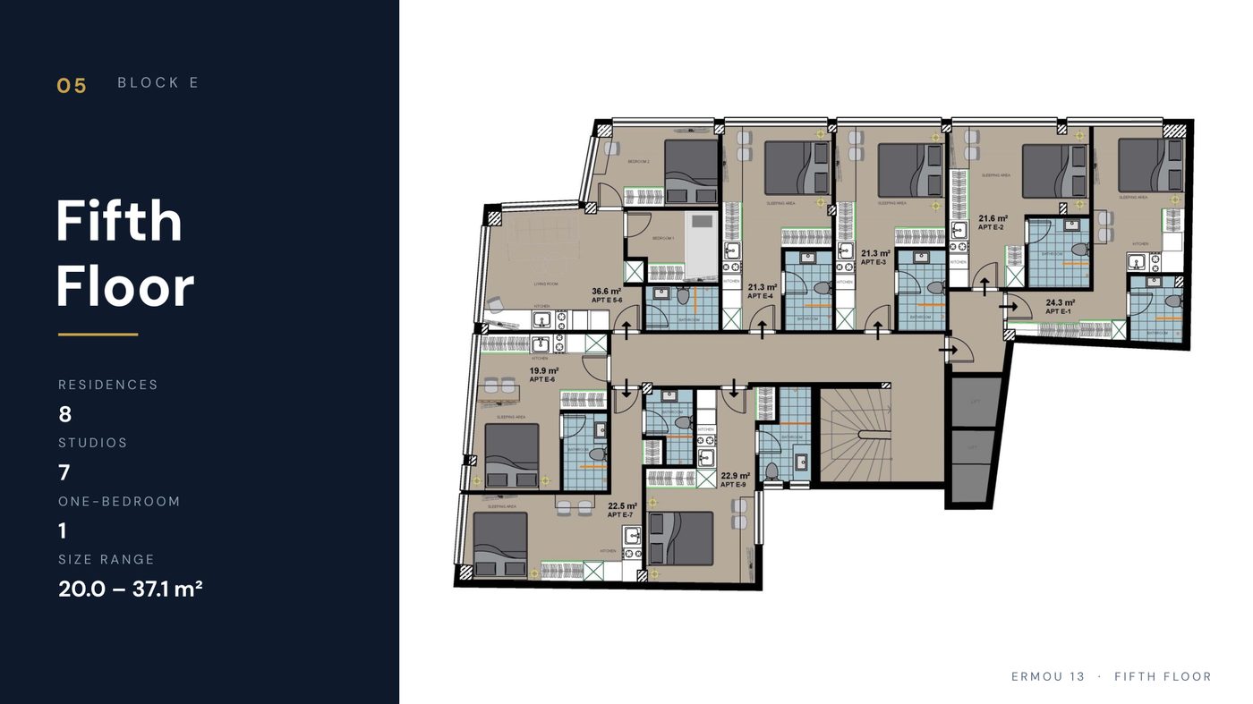 Ermou 13 Fifth Floor plan