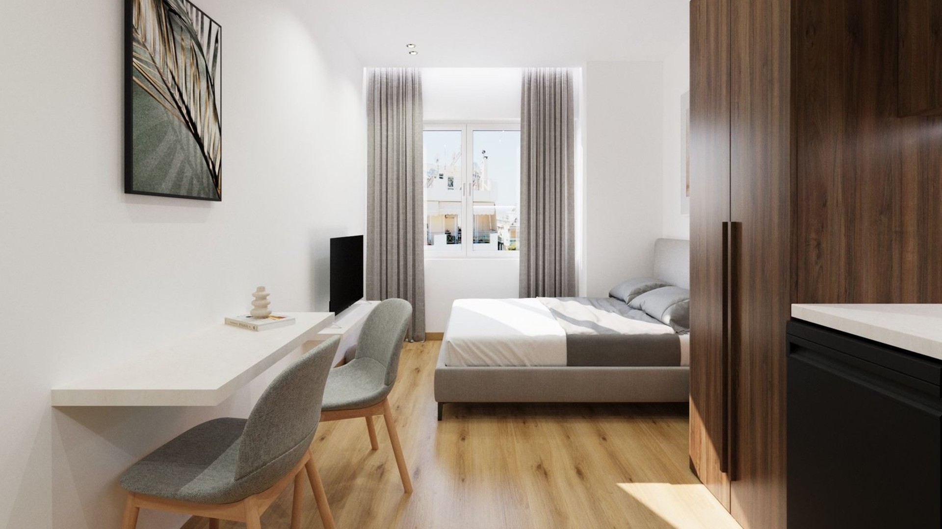 Studio bedroom